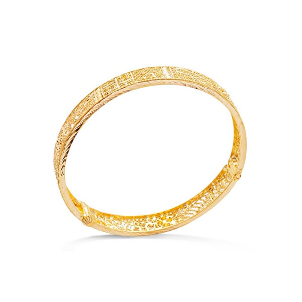 22 Ayar Sarı Altın Hint Bilezik