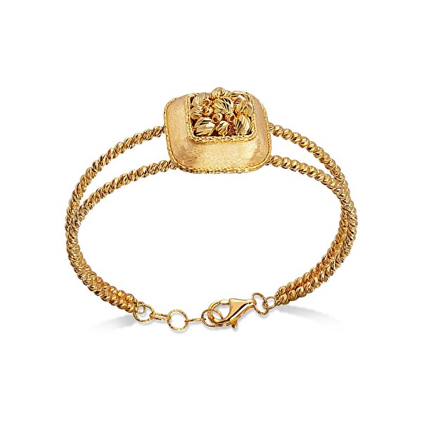 22 Ayar Sarı Altın Dorika Bilezik