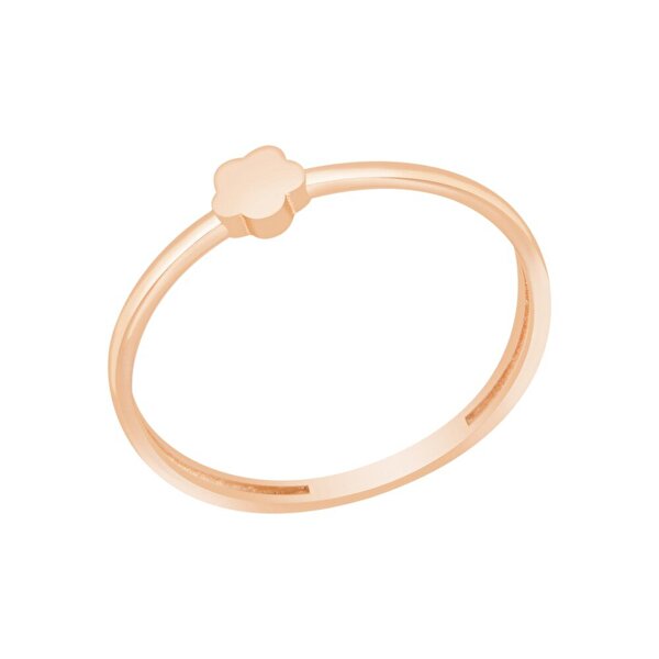 14 Ayar Rose Altın Minimal Yüzük
