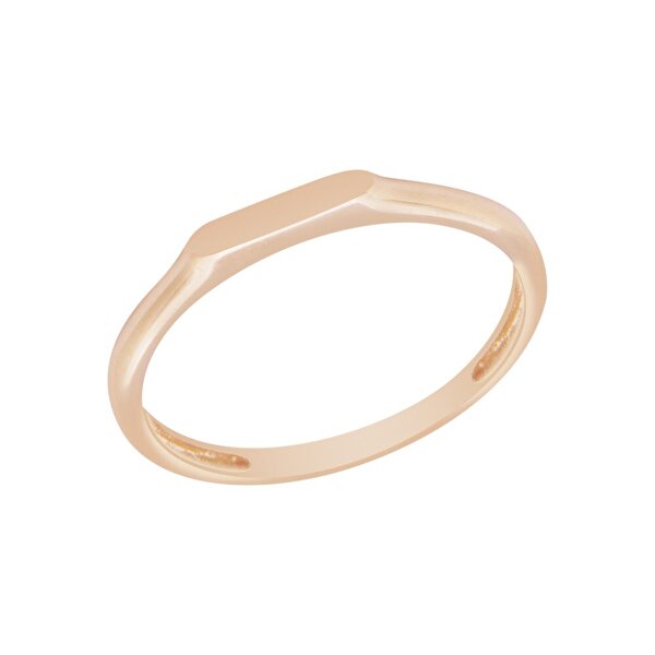 14 Ayar Rose Altın Trend Minimal Yüzük