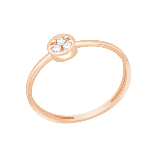 14 Ayar Rose Altın Minimal Yüzük