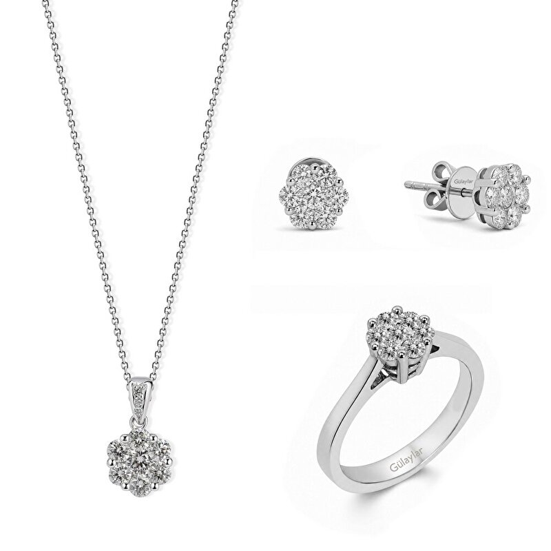 0,37 Karat  Pırlanta Kolye