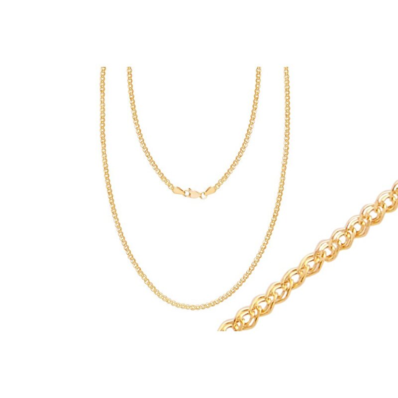 14 Ayar Sarı Altın Erkek Zincir