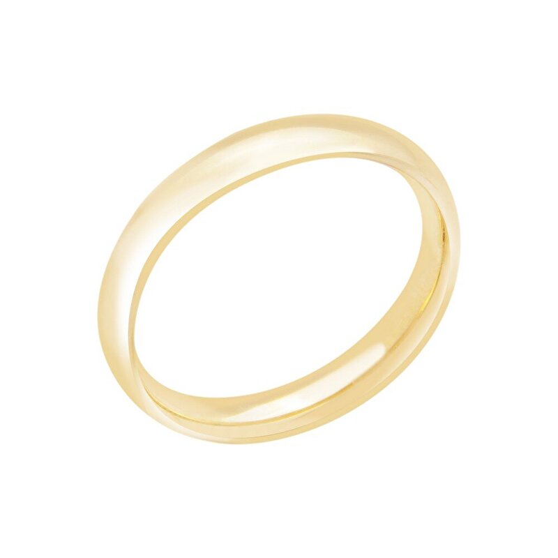 14 Ayar Sarı Altın Klasik Alyans