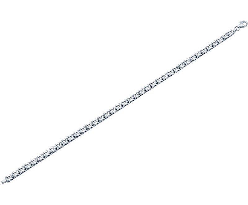 14 Ayar Beyaz Altın Su Yolu Bileklik