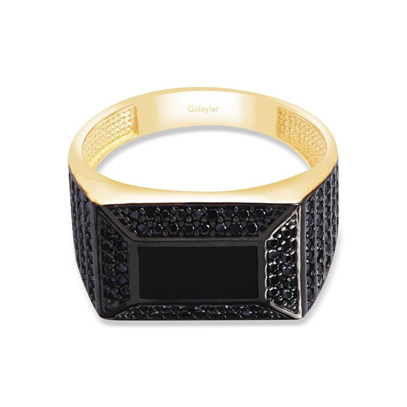 14 Ayar Sarı Altın Erkek Yüzük