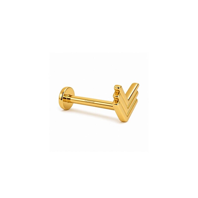 14 Ayar Sarı Altın Tragus Piercing