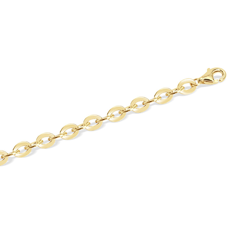 14 Ayar Sarı Altın Zincir Bileklik