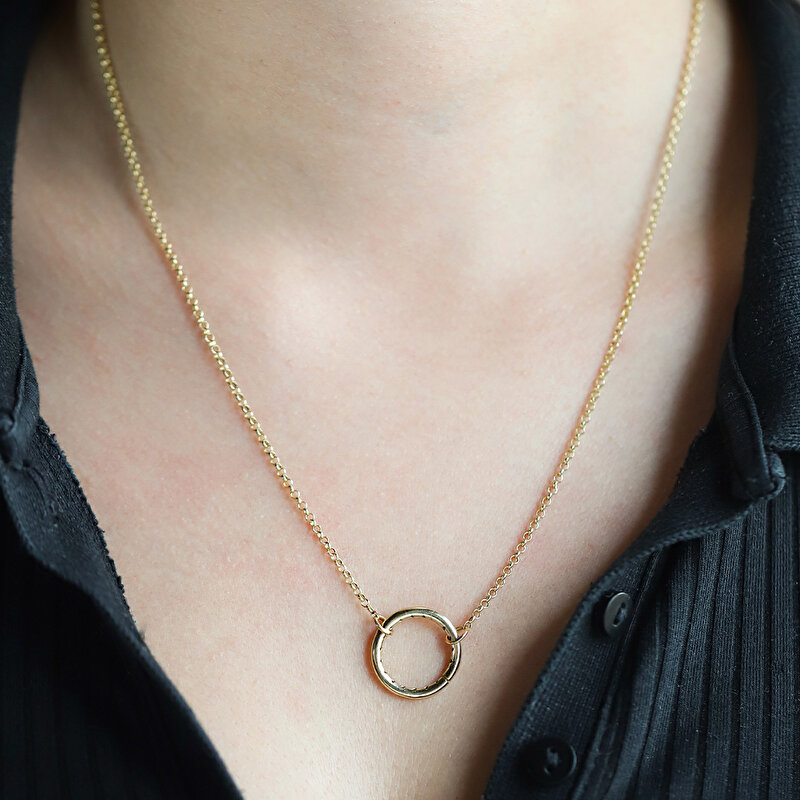 14 Ayar Sarı Altın Zincir Kolye