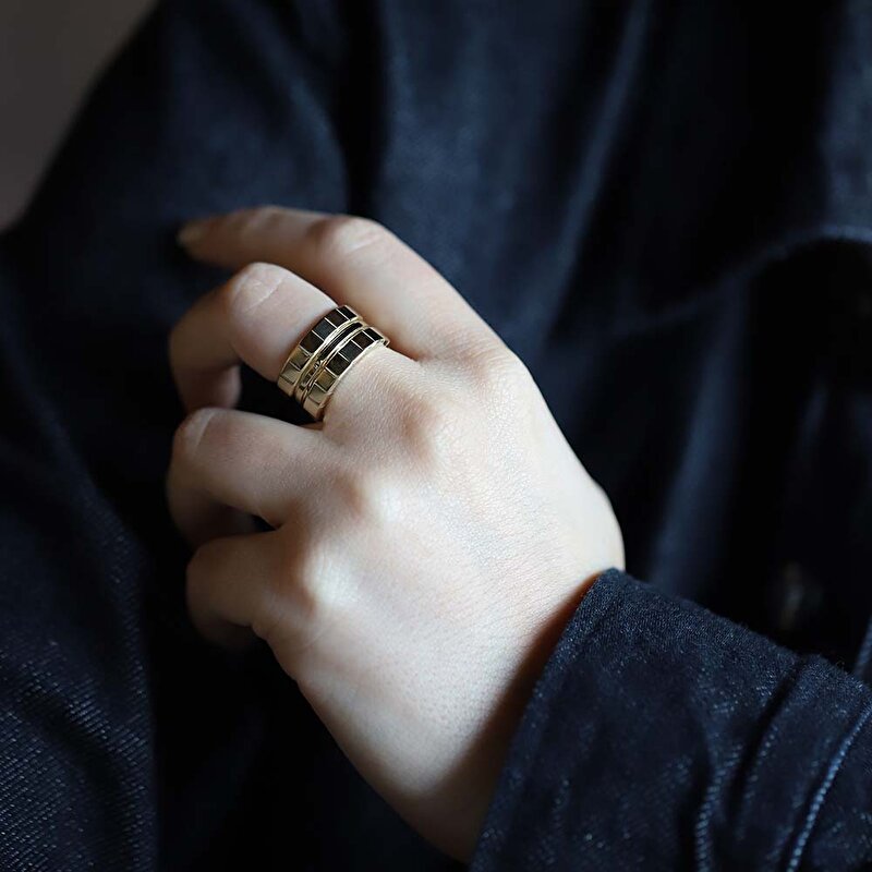 14 Ayar Sarı Altın Taşsız Alyans Yüzük