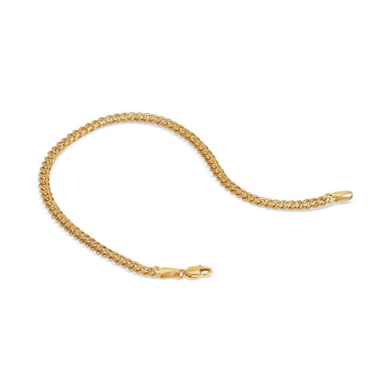 14 Ayar Sarı Altın Zincir Bileklik