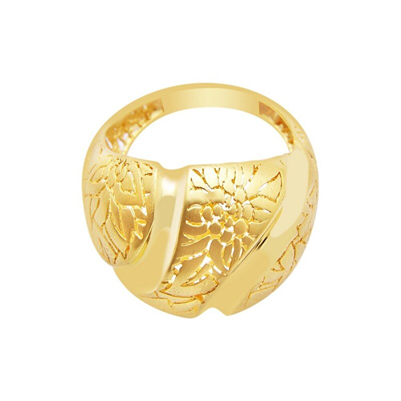 22 Ayar Sarı Altın Trend Yüzük