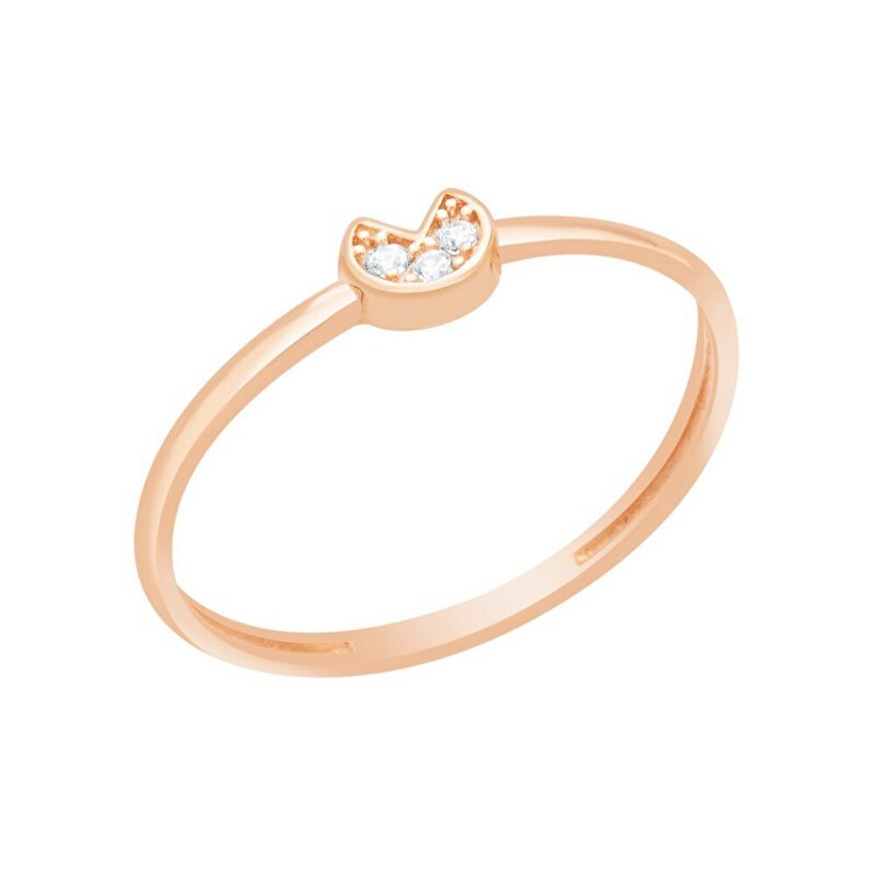 14 Ayar Rose Altın Minimal Yüzük