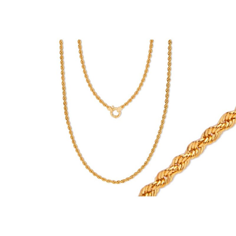 14 Ayar Sarı Altın Halat Zincir