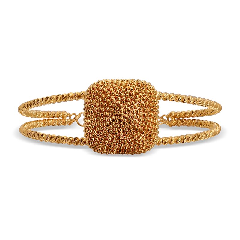 22 Ayar Sarı Altın Dorika Bilezik