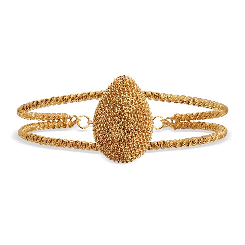 22 Ayar Sarı Altın Dorika Bilezik