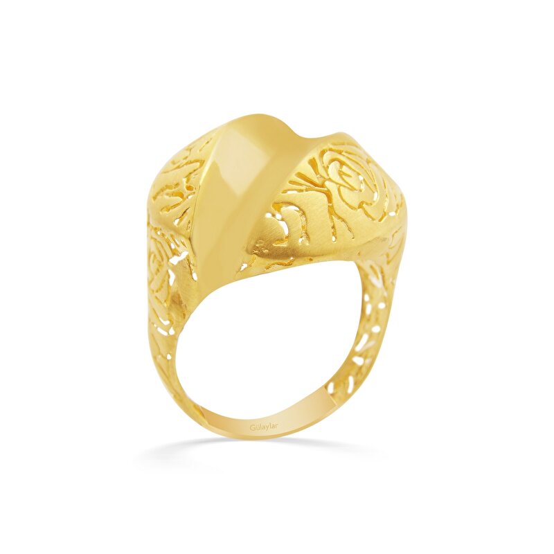 22 Ayar Sarı Altın Taşsız Yüzük