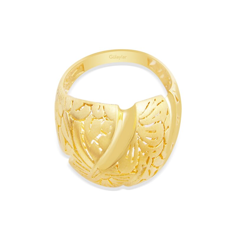 22 Ayar Sarı Altın Taşsız Yüzük