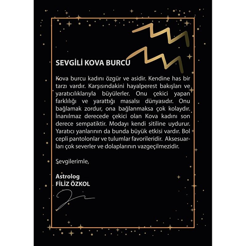 14 Ayar Sarı Altın Kova Burç Küpe