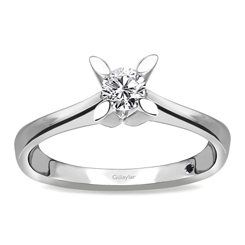 0,21 Karat Tektaş Pırlanta Yüzük