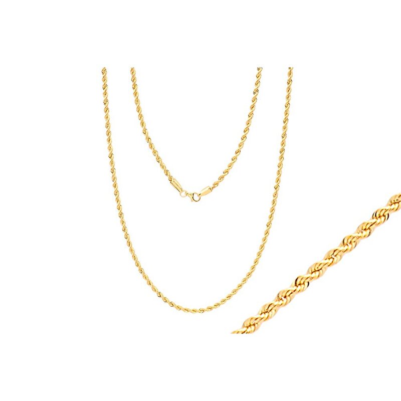 14 Ayar Sarı Altın Halat Zincir