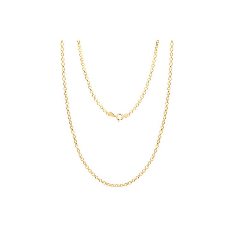 14 Ayar Sarı Altın Erkek Zincir