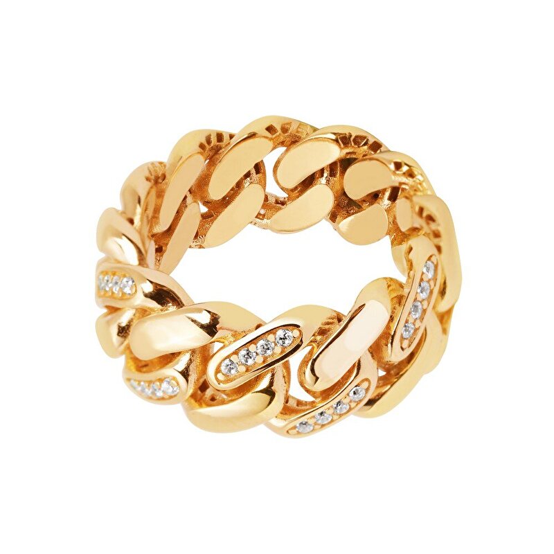 14 Ayar Sarı Altın Trend Gurmet Yüzük