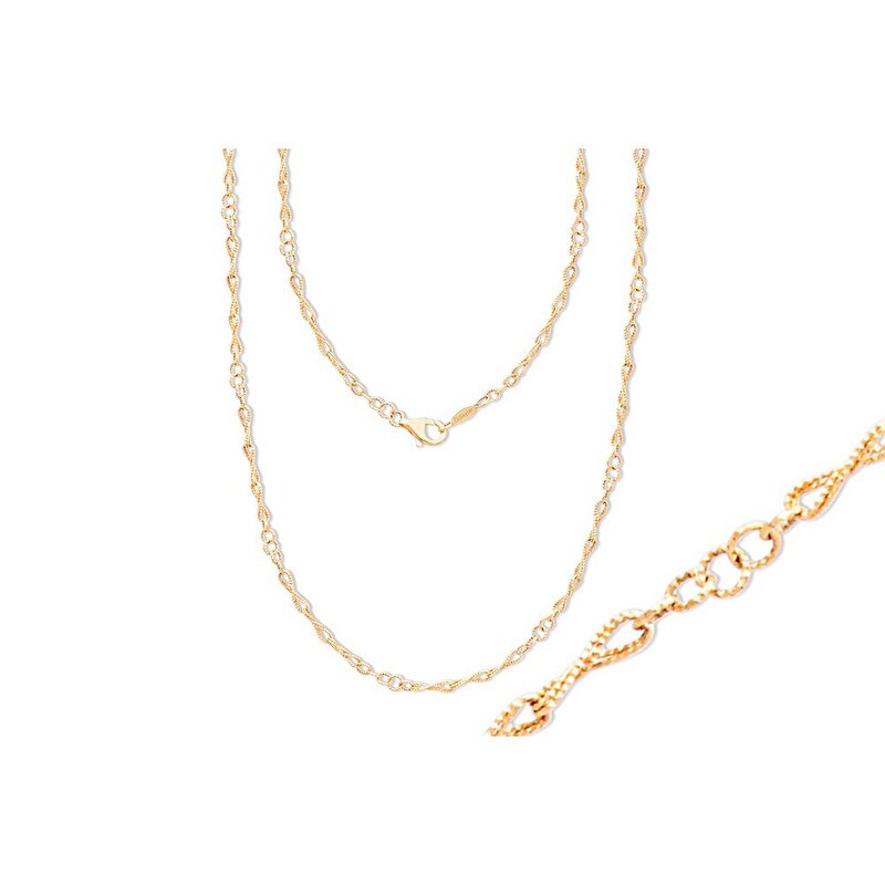 14 Ayar Sarı Altın Trend Zincir