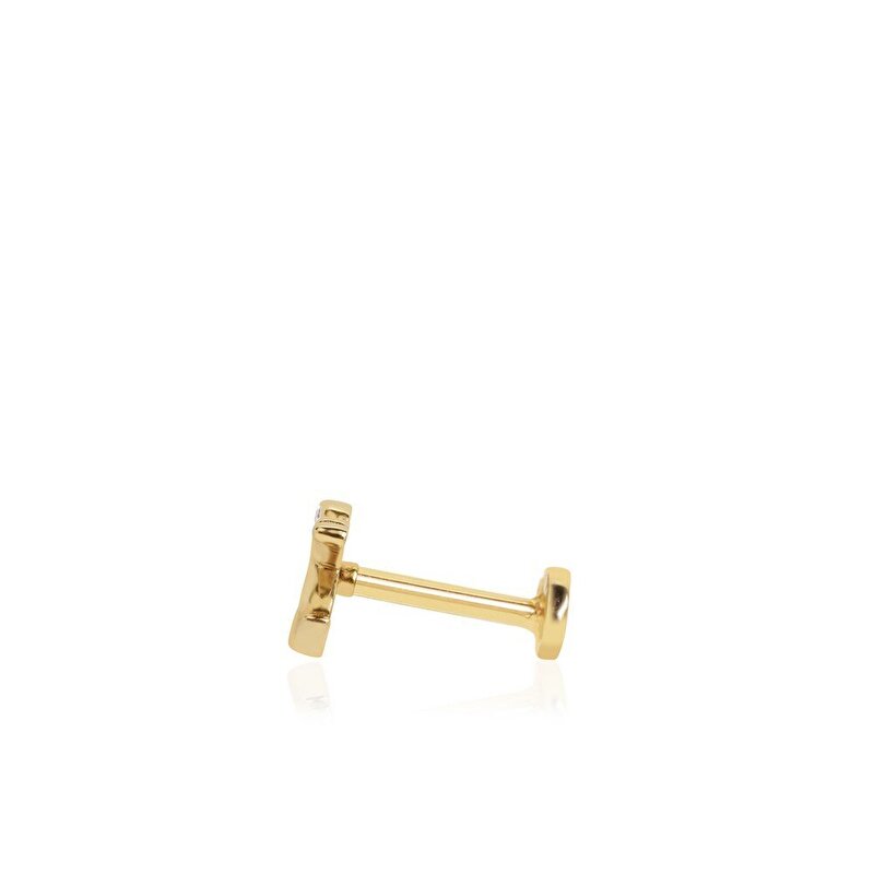 14 Ayar Sarı Altın Tragus Piercing