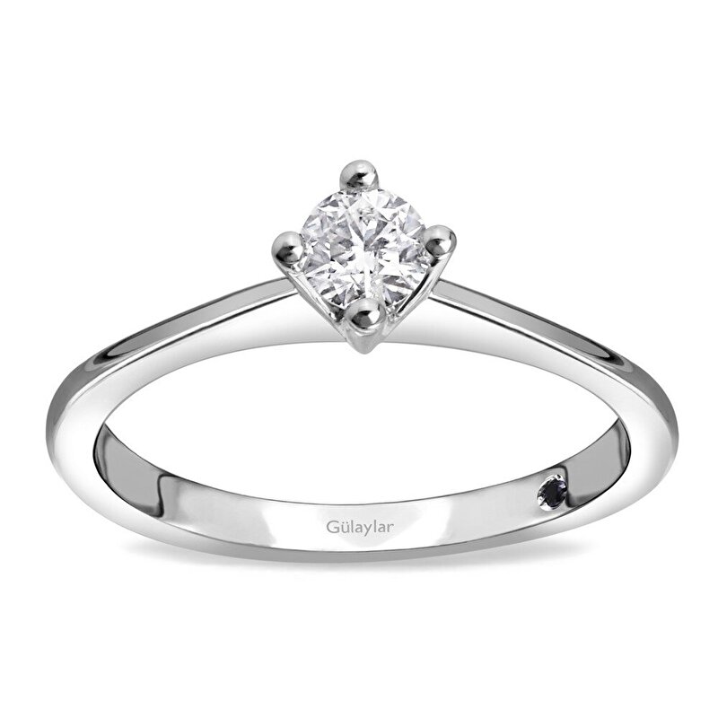 0,21 Karat Tektaş Pırlanta Yüzük