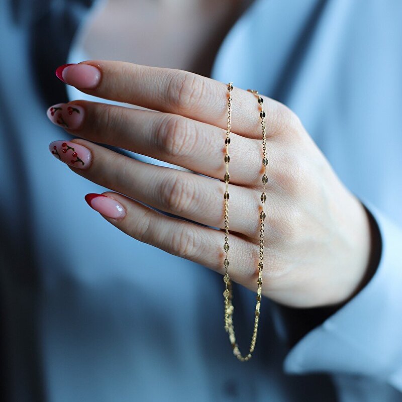 14 Ayar Sarı Altın Trend Zincir