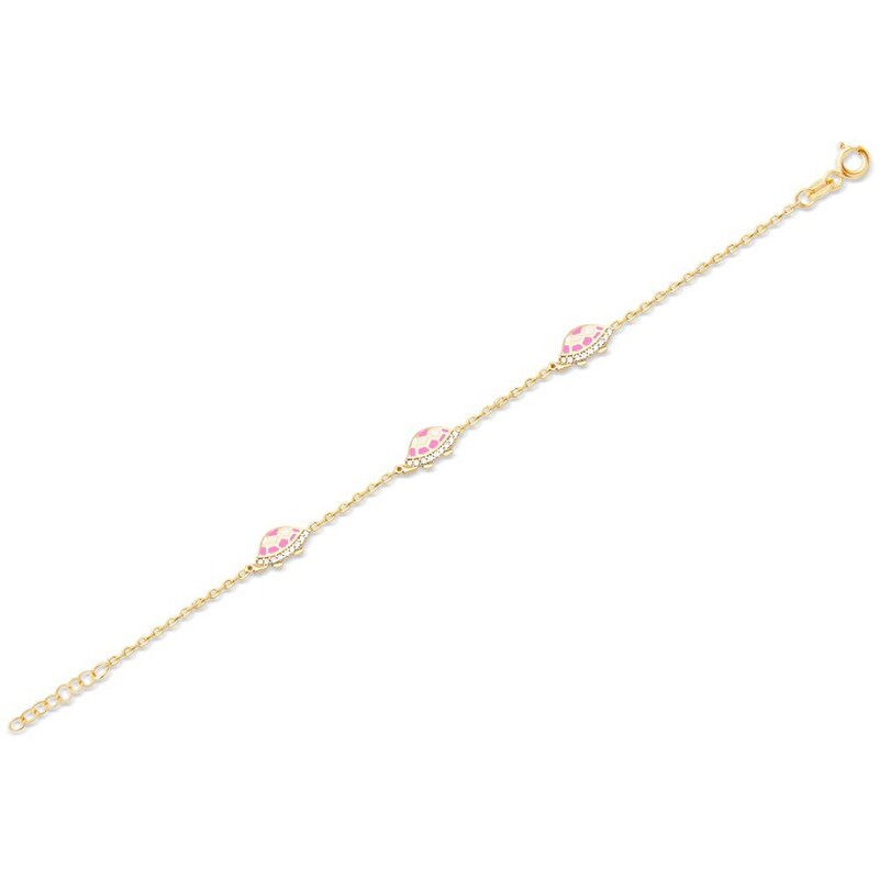 14 Ayar Sarı Altın Çocuk Bileklik