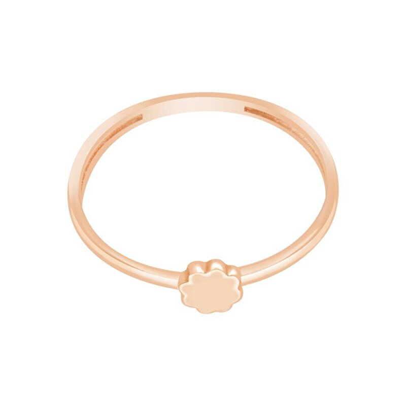 14 Ayar Rose Altın Minimal Yüzük