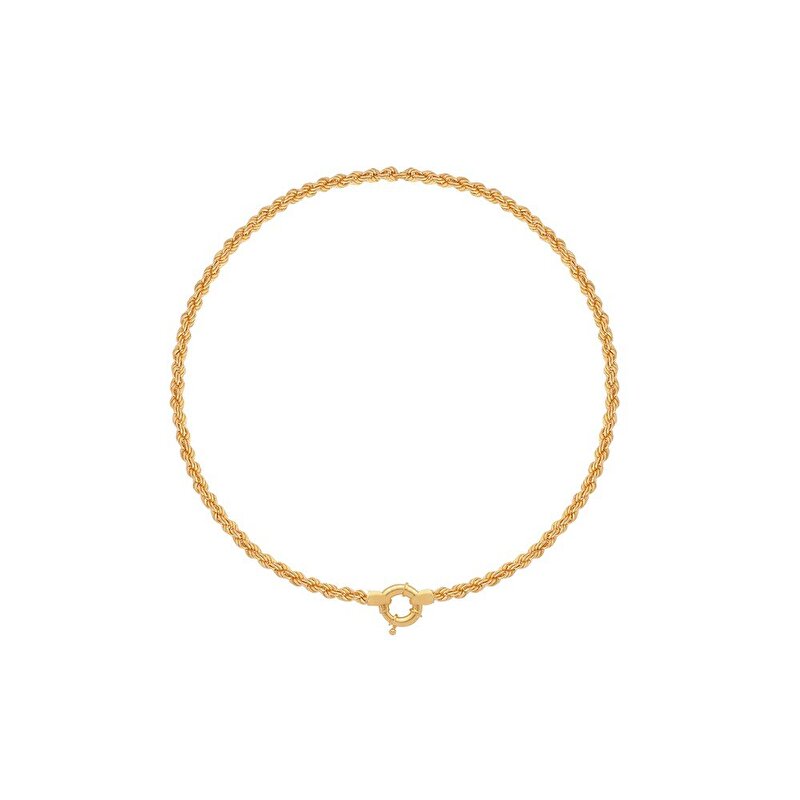 14 Ayar Rose Altın Trend Halat Zincir