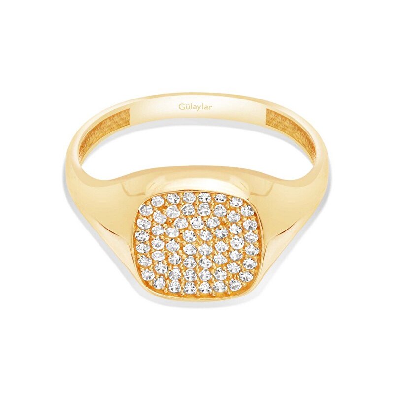 14 Ayar Sarı Altın Trend Şövalye Yüzük