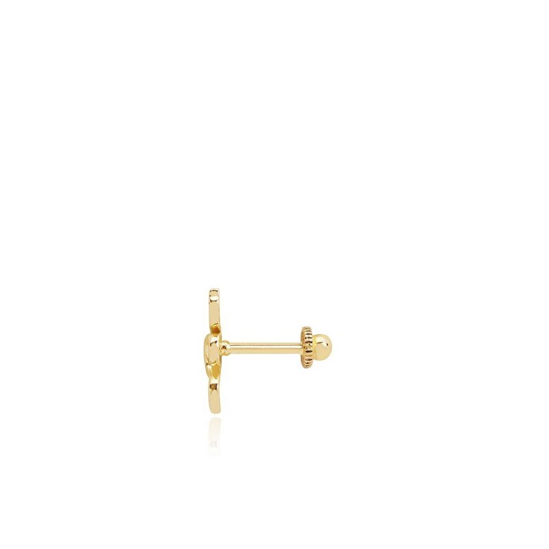14 Ayar Sarı Altın Tragus Piercing