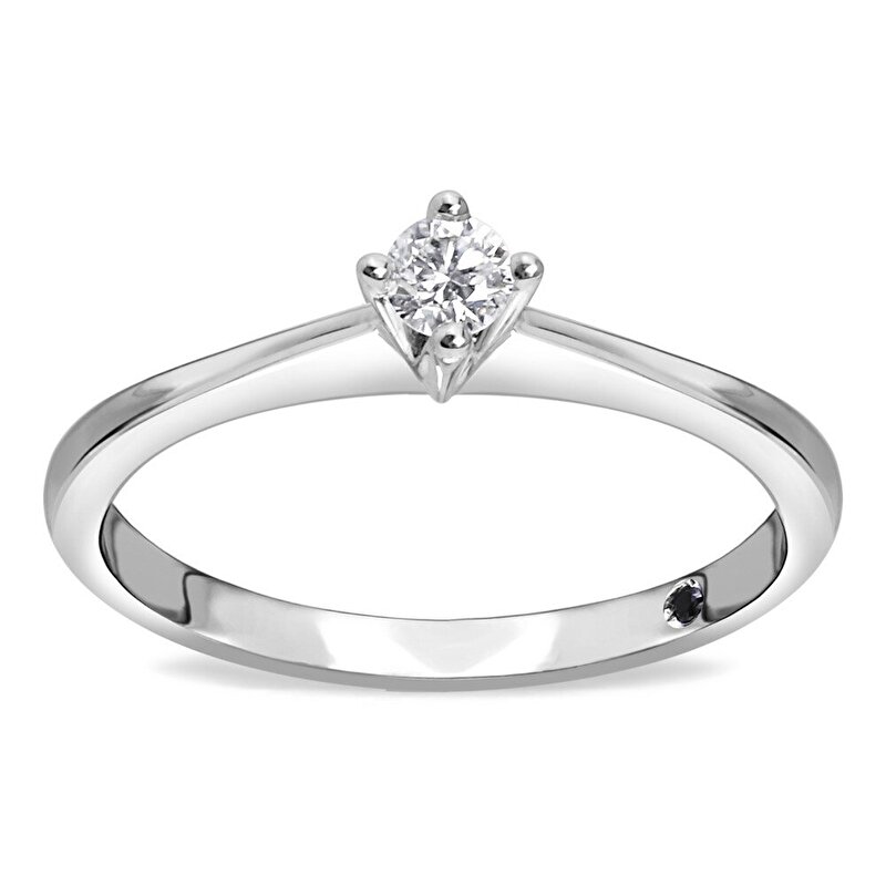 0,13 Karat Tektaş Pırlanta Yüzük