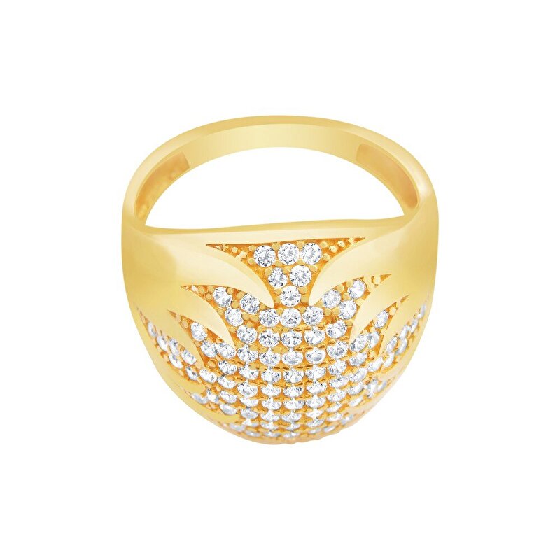 22 Ayar Sarı Altın Trend Yüzük