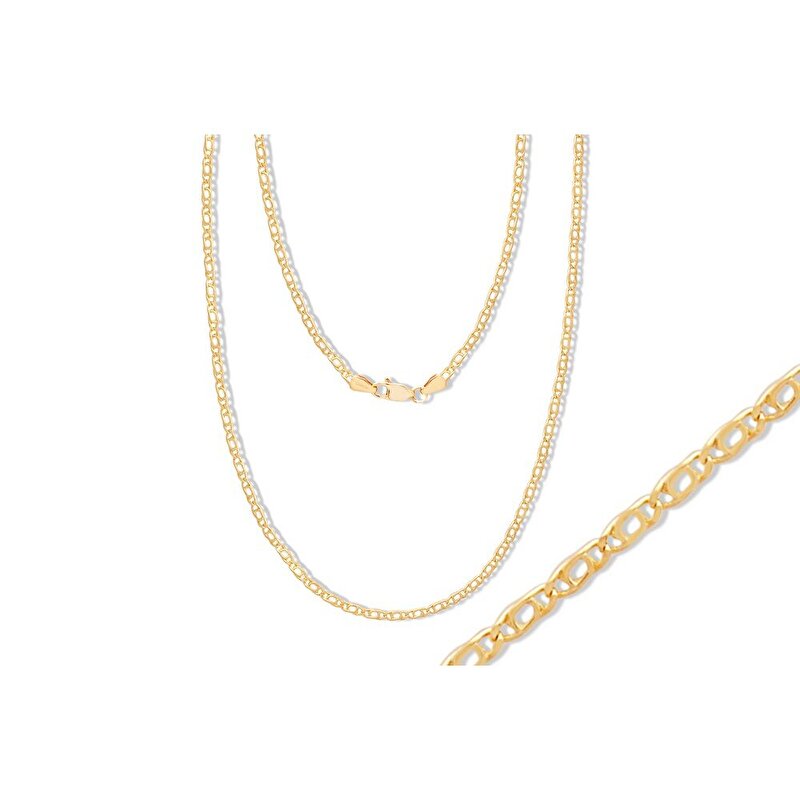 14 Ayar Sarı Altın Erkek Zincir