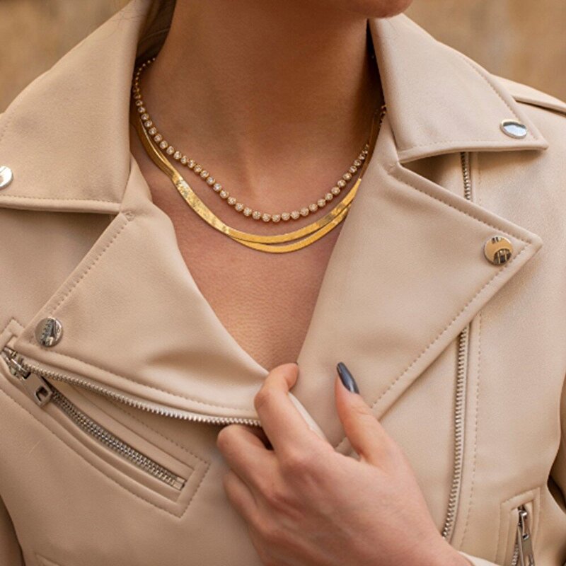 14 Ayar Sarı Altın Balık Sırtı Zincir