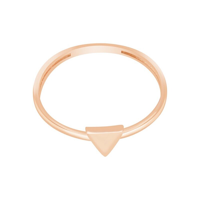 14 Ayar Rose Altın Minimal Yüzük