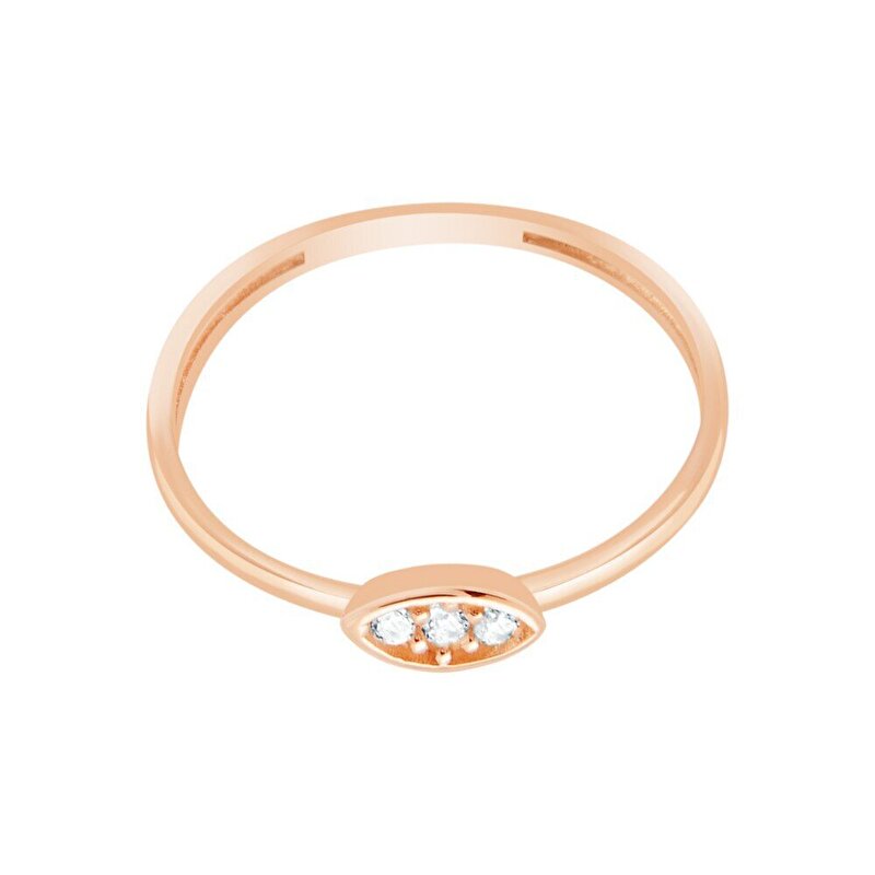 14 Ayar Rose Altın Minimal Yüzük