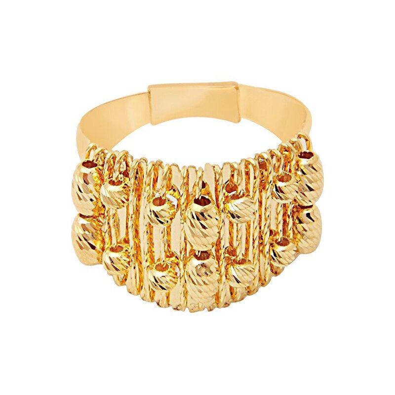 22 Ayar Sarı Altın Dorika Yüzük